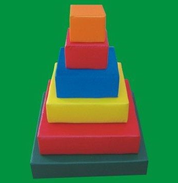 Развивающий модуль Пирамидка (квадратная)