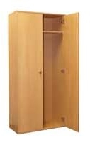 Шкаф узкий для одежды (двух - дверный; ЛДСП-бук)